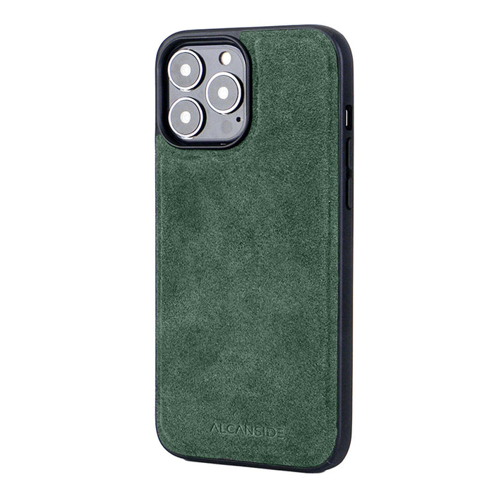 Alcantara Back Cover With Magnet - Midnight Green