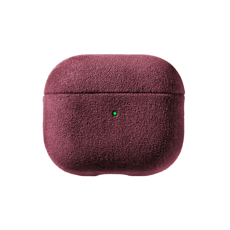 AirPods (第 3 代) Alcantara 保護殼 - 酒紅色