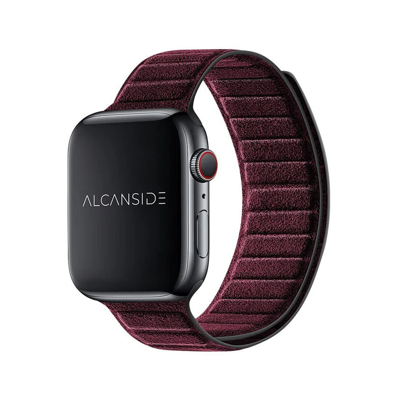 Alcantara Apple Watch 錶帶 - 酒紅色 - 38/40/41/42mm