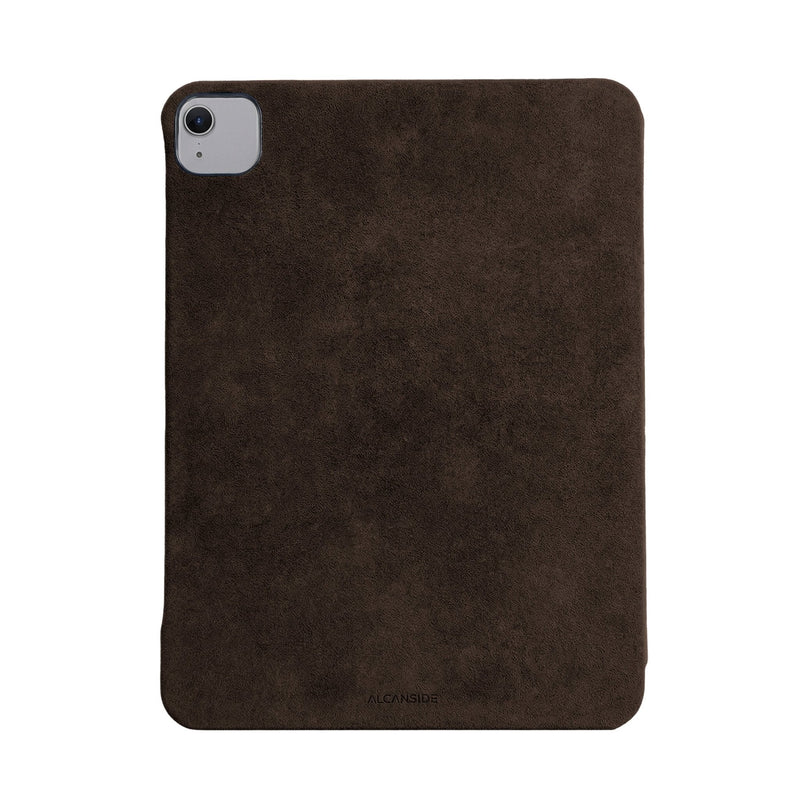 Alcantara iPad 保護殼 - 適用於 iPad Air 11 吋 (2024/2026) - 巧克力棕色