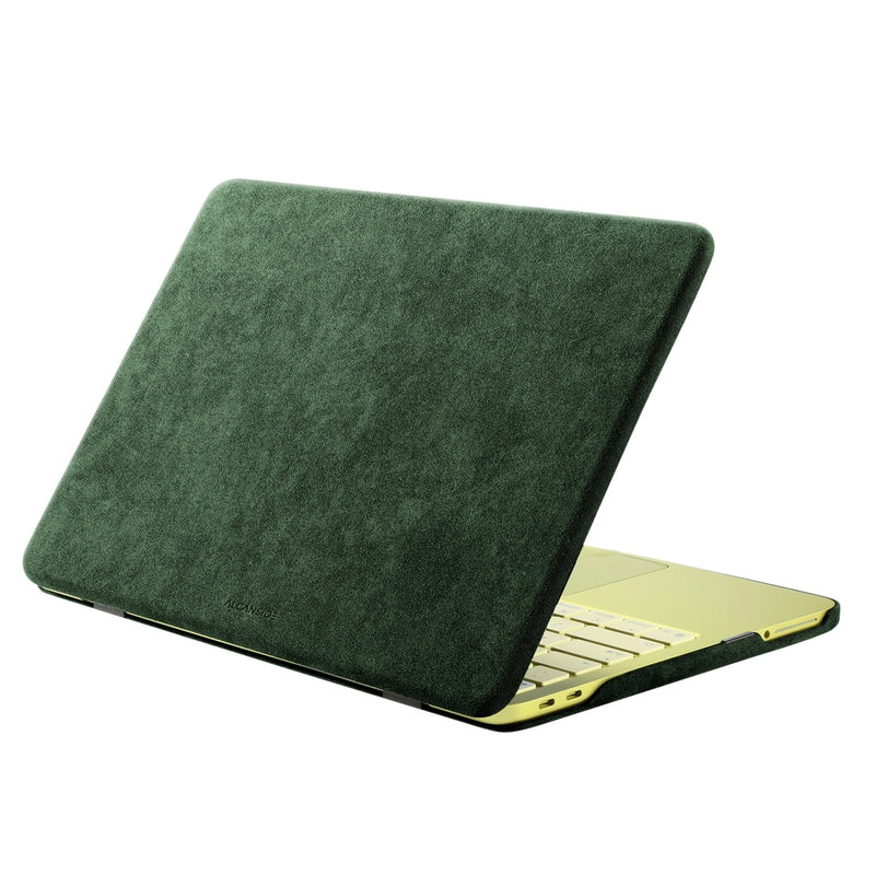 Alcantara MacBook Neo 保護殼 – 適用於 13 吋 (2026) – 午夜綠