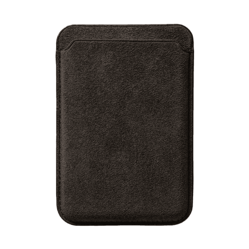 Alcantara MagSafe 錢包 - 巧克力棕