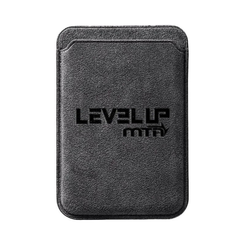 Alcantara MagSafe 磁吸卡套 - LEVEL UP MTA - 太空灰