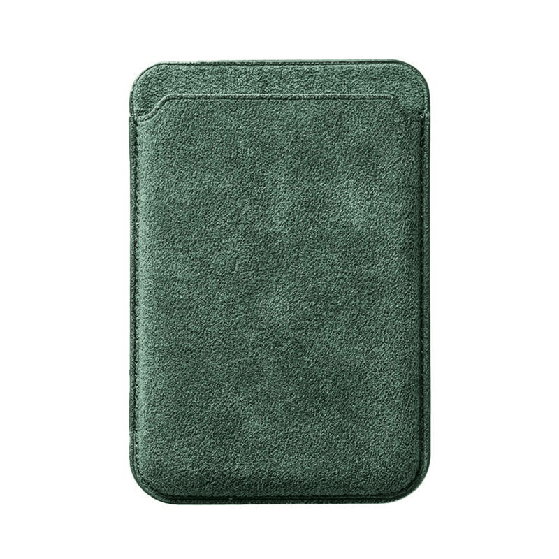 Alcantara MagSafe 卡套 - 午夜綠