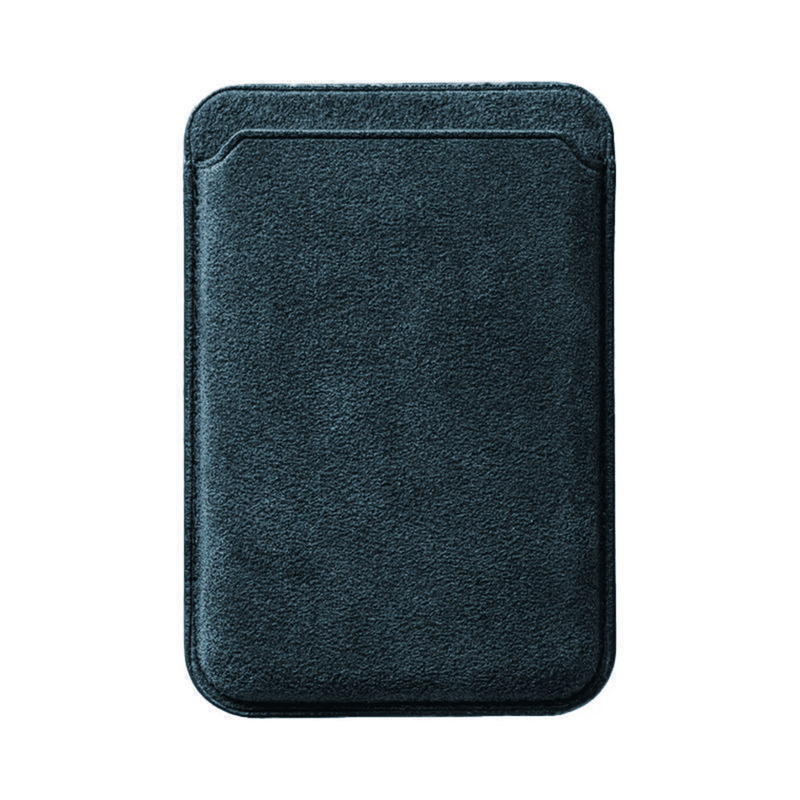 Alcantara MagSafe 磁吸卡包 - 海軍藍