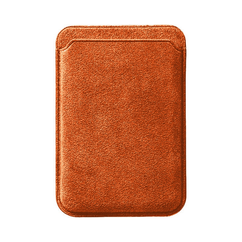 Alcantara MagSafe 錢包 - 橙色