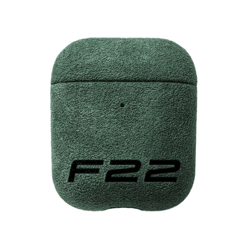 Donkervoort F22 - Sarung AirPods Gen 1/2 Alcantara - Midnight Green
