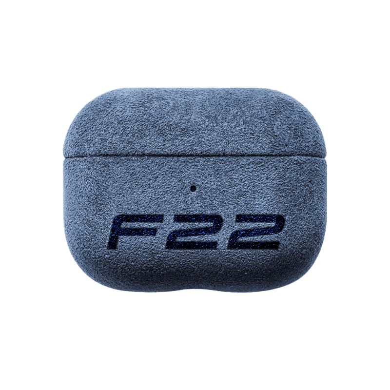 Donkervoort F22 - Sarung AirPods Pro (Generasi ke-2) Alcantara - Biru Laut