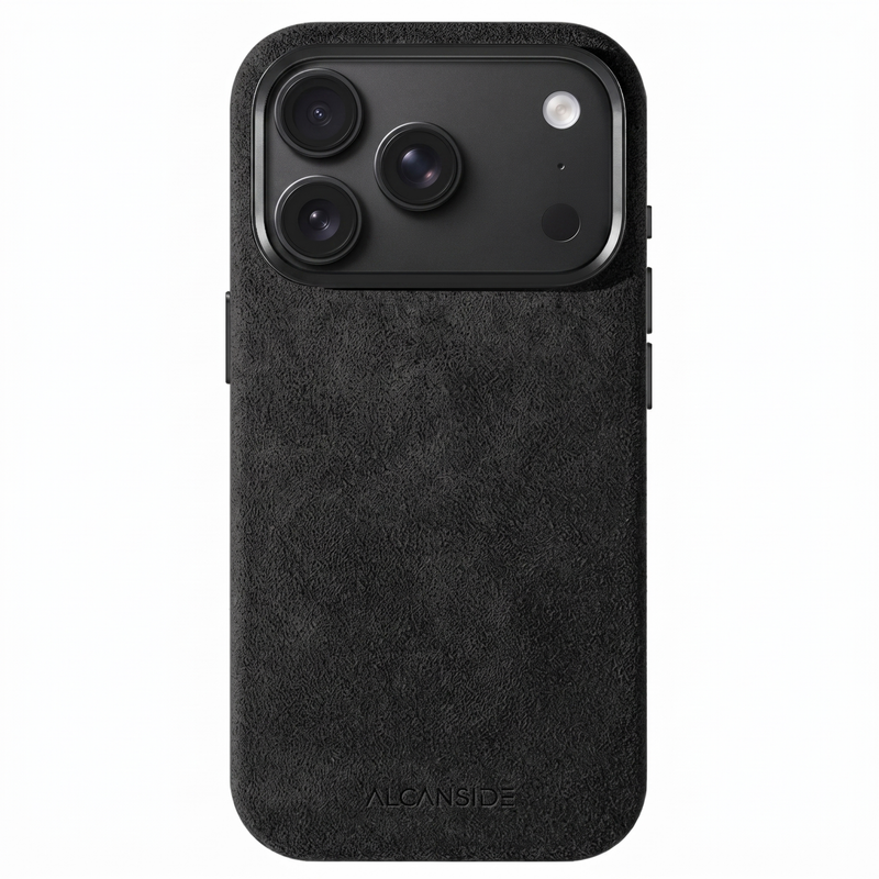 iPhone 18 Pro - Alcantara 保護殼 - 深邃黑