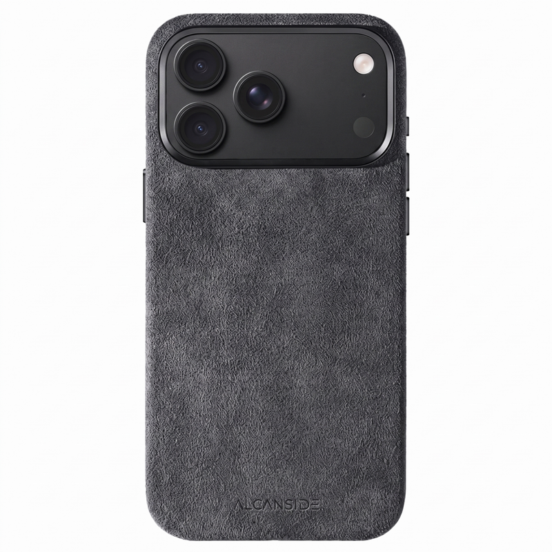 iPhone Alcantara 保護殼 - 太空灰