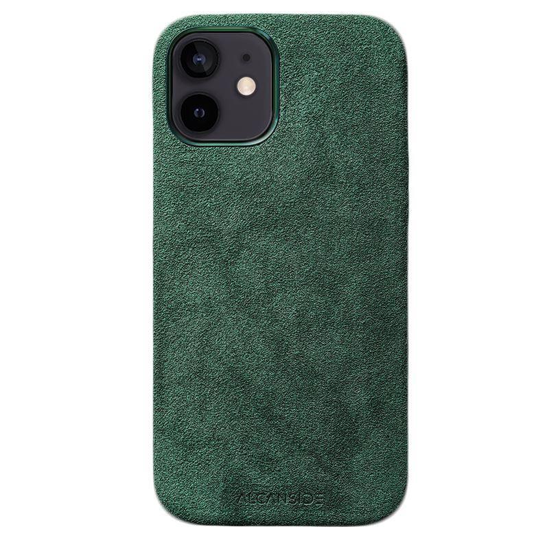 iPhone 12 Mini - Alcantara 保護殼 - 午夜綠