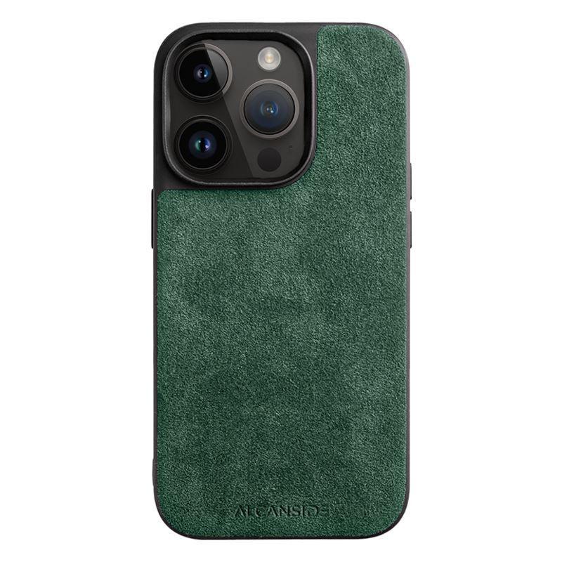 iPhone 14 Pro Max - Alcantara 背蓋 - 午夜綠