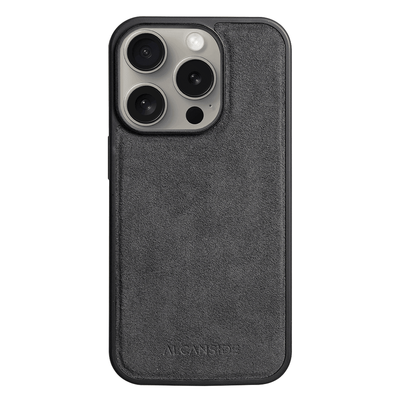 iPhone 15 Pro - Alcantara 背蓋 - 太空灰