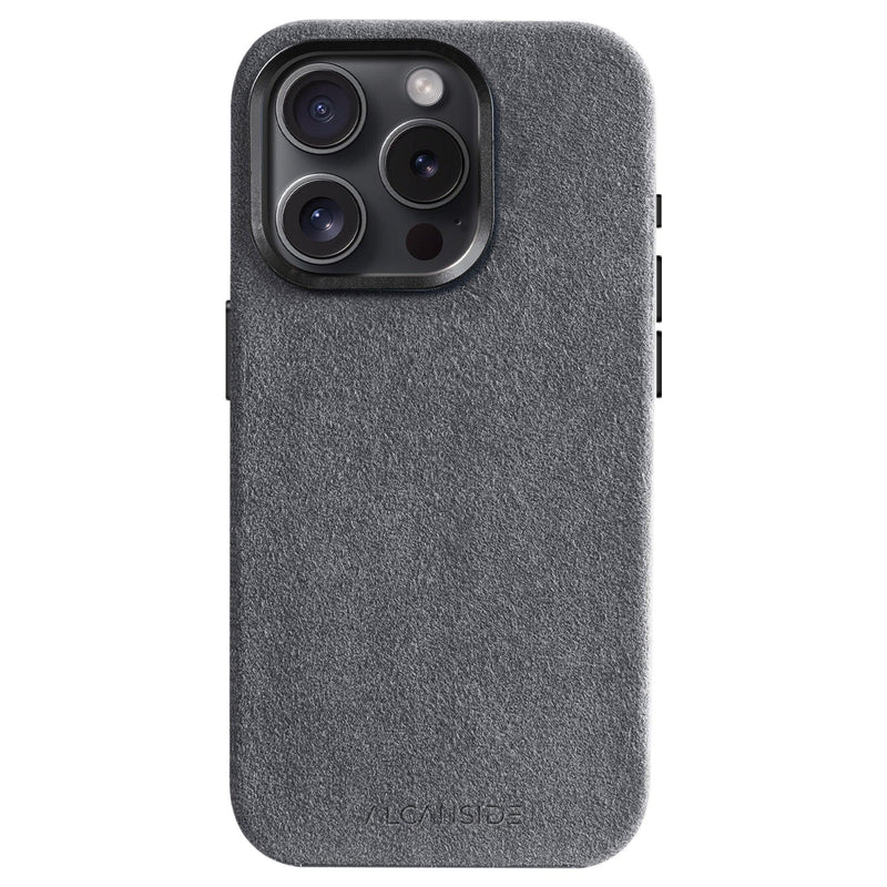 iPhone 15 Pro Max - Alcantara 保護殼 - Nardo Gray (水泥灰)