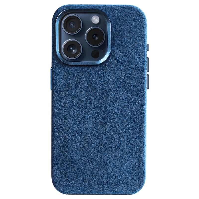 iPhone 15 Pro Max - Alcantara 保護殼 - 海洋藍