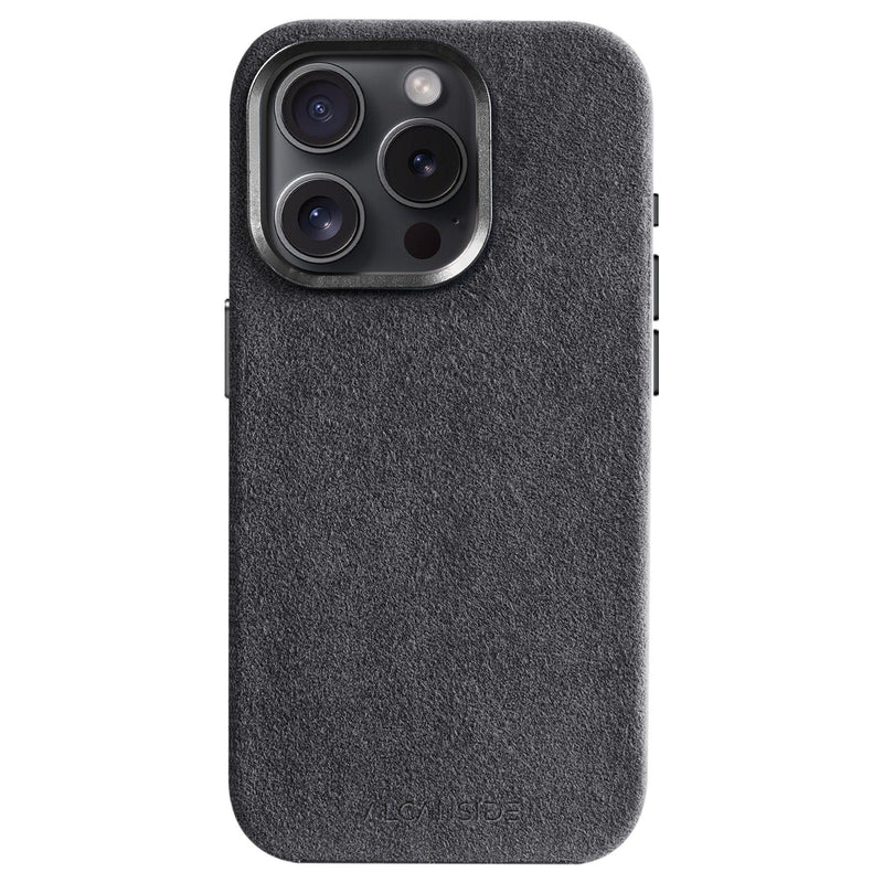 iPhone 15 Pro Max - Alcantara 保護殼 - 太空灰