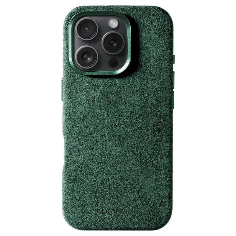 iPhone 16 Pro - Alcantara 保護殼 - 午夜綠