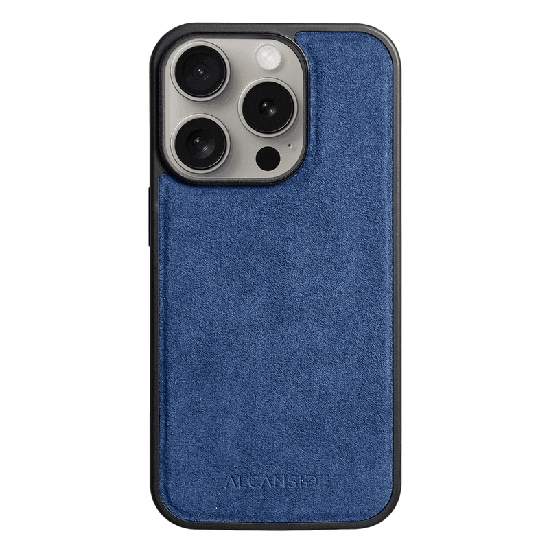 iPhone 15 Pro - Alcantara 背蓋 - 海洋藍