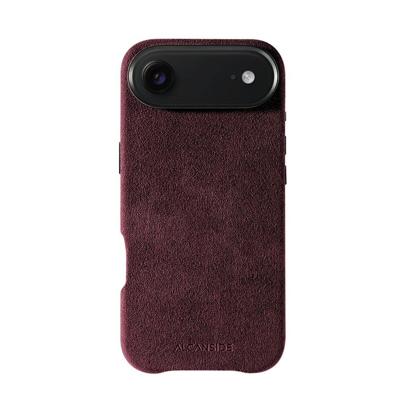 iPhone 17 Air - Alcantara 保護殼 - 酒紅色
