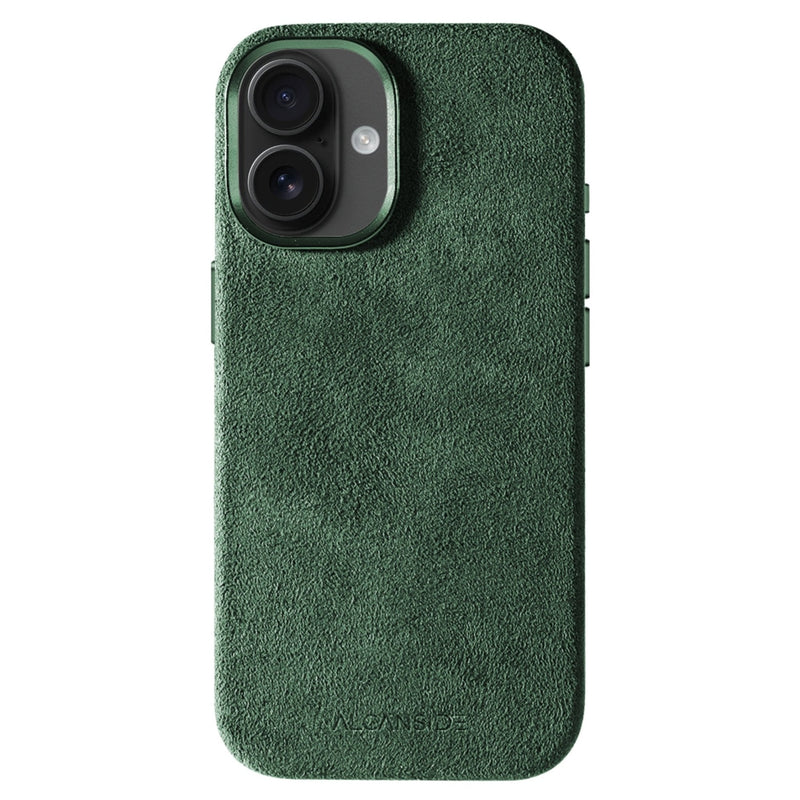 iPhone 17 - Alcantara 保護殼 - 午夜綠