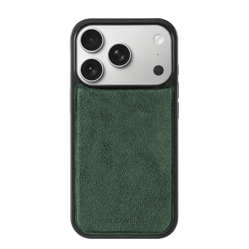 iPhone 17 Pro - Alcantara Back Cover - Midnight Green