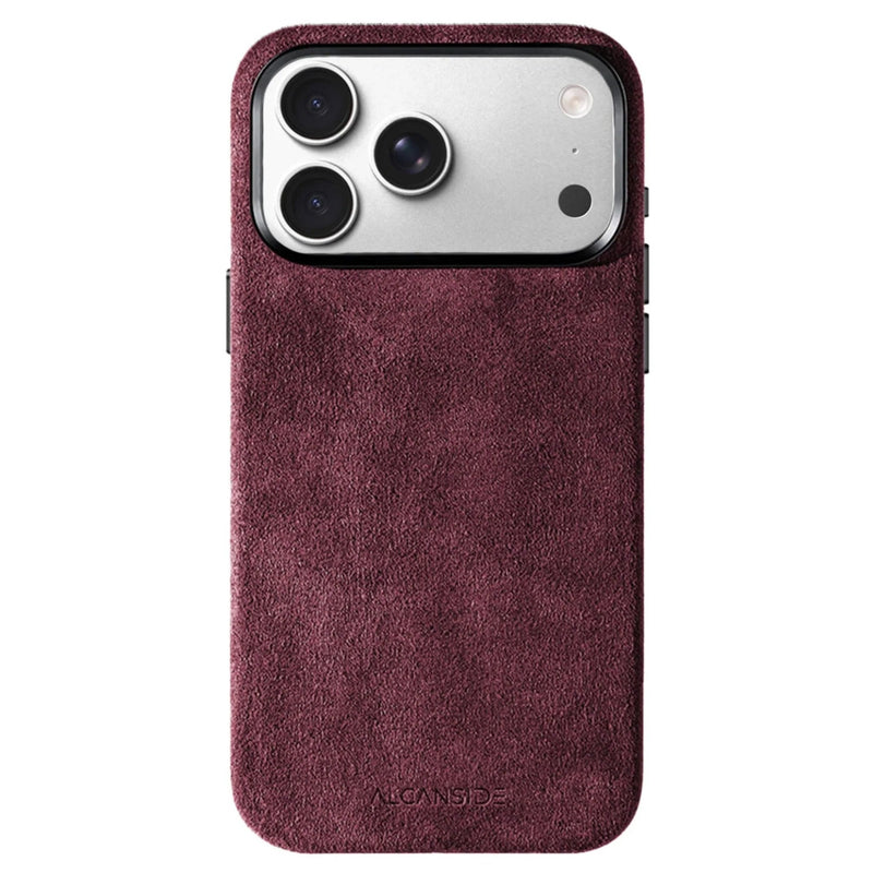 iPhone 17 Pro - Alcantara 保護殼 - 酒紅色