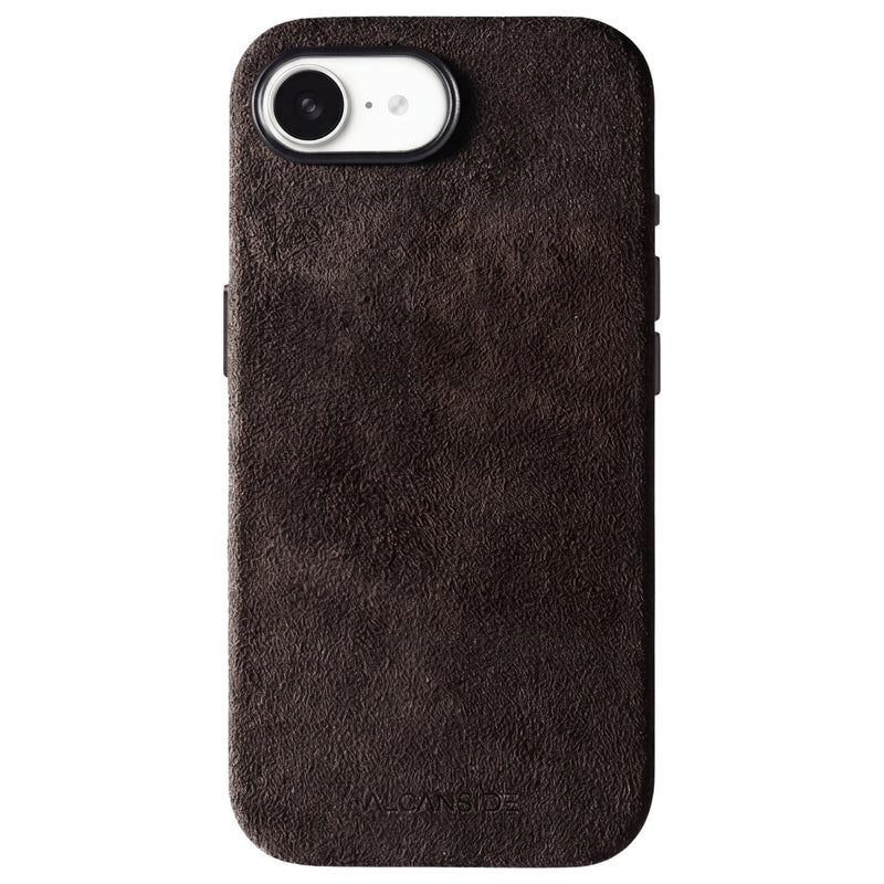iPhone 17e - Alcantara 保護殼 - 巧克力棕
