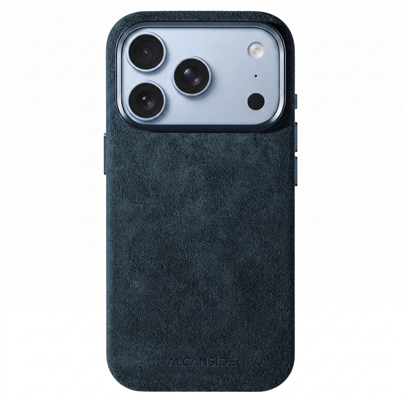 iPhone 18 Pro - Alcantara 保護殼 - 海軍藍