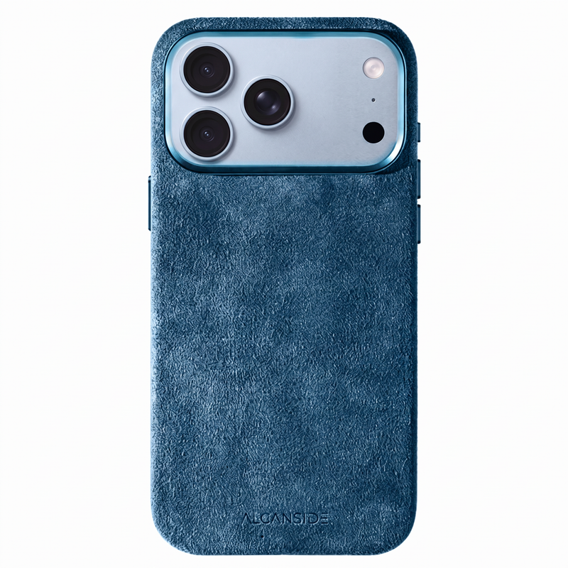 iPhone 18 Pro Max - Alcantara 保護殼 - 海洋藍