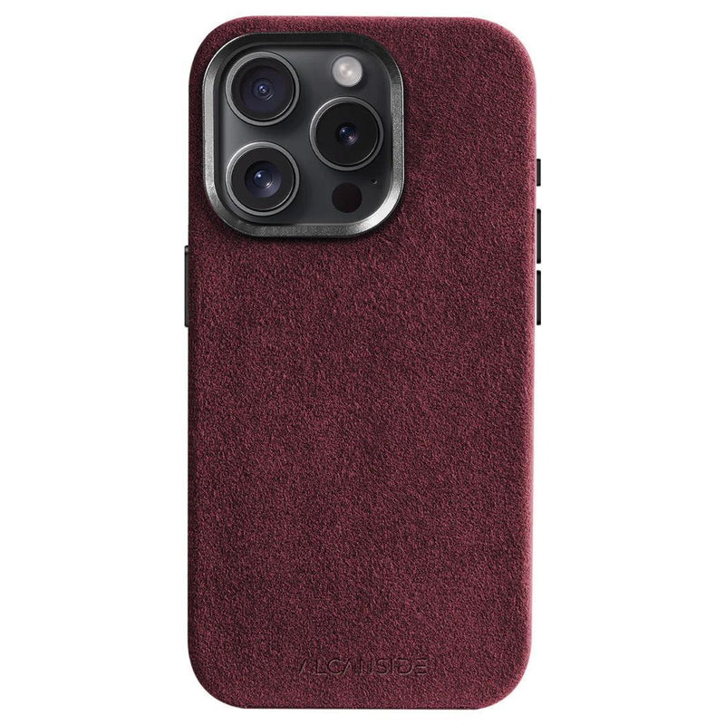 iPhone Alcantara 保護殼 - 紅色