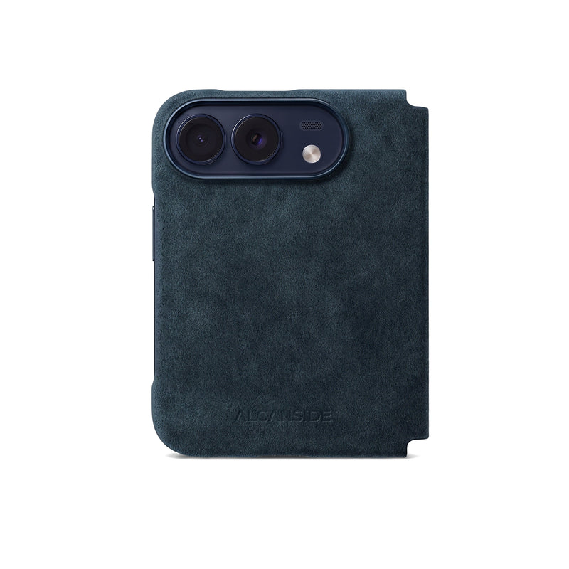 iPhone Duo - Alcantara 皮套 - 海軍藍