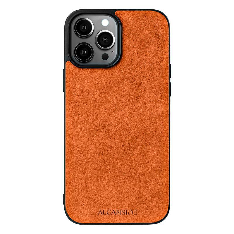 iPhone X & XS - Alcantara 背蓋 - 橘色