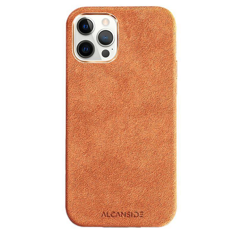 限量版 - iPhone X & XS - Alcantara 保護殼 - 橙色