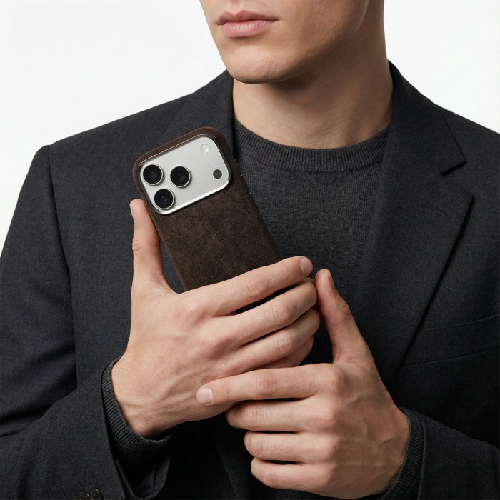 iPhone Alcantara Case - Landingspage