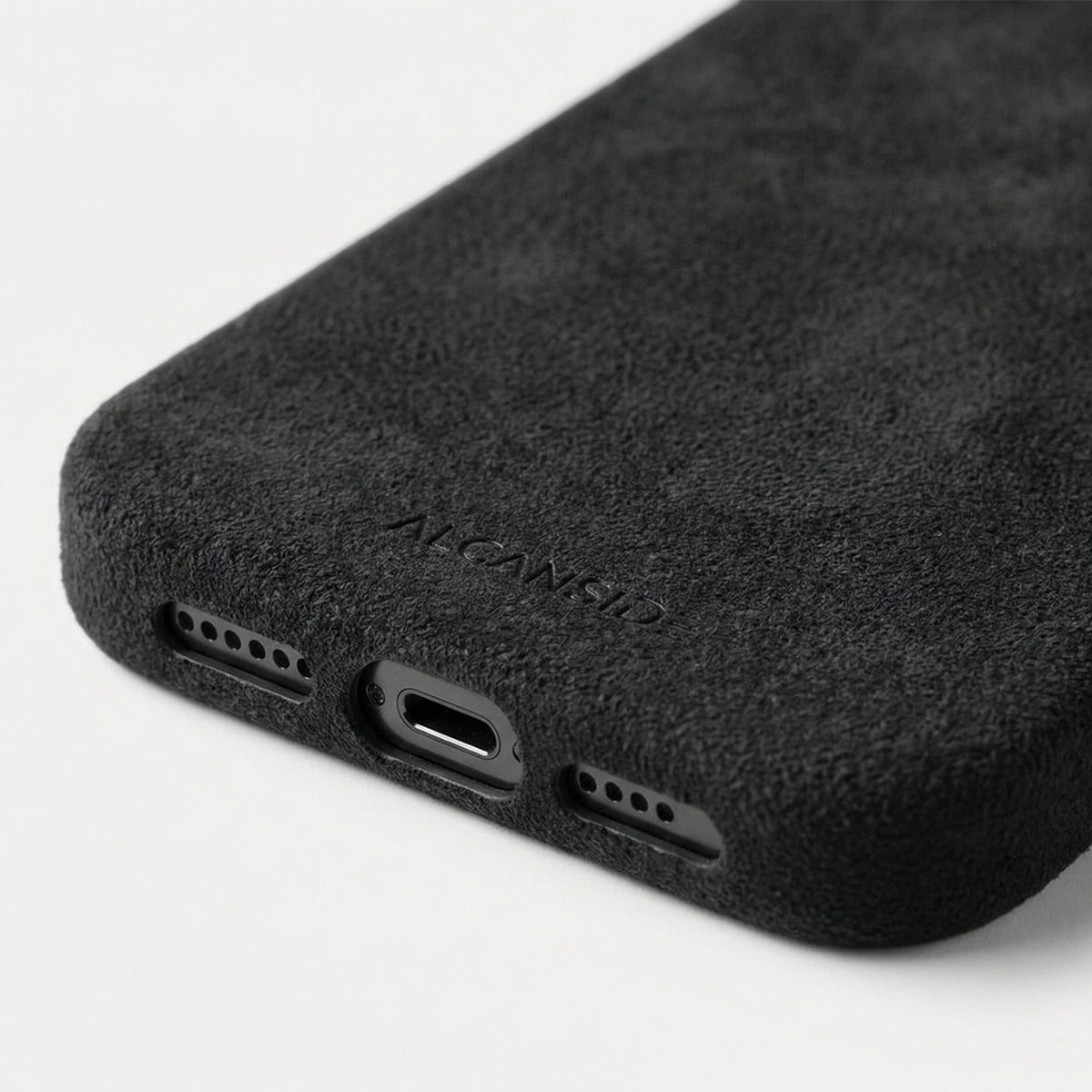 iPhone Alcantara Case - Deep Black