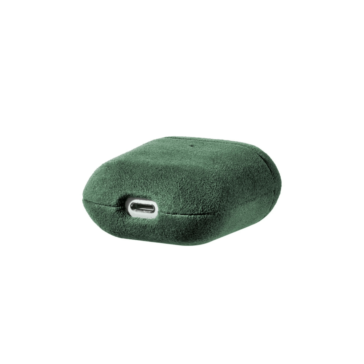 AirPods 1/2 Gen Alcantara Case - Midnight Green