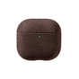 Sarung Alcantara AirPods (Generasi ke-5) - Coklat Perang