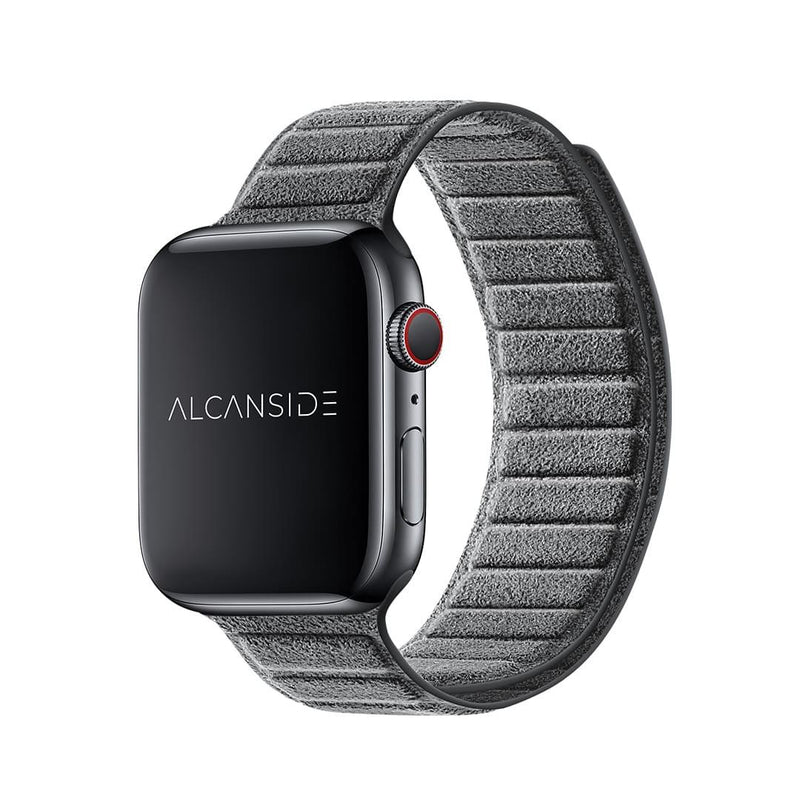 Alcantara Apple Watch Band - Nardo Gray - 42/44/45/46mm & Ultra (49mm)