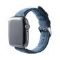 Tali Jam Apple Alcantara Dengan Buckle - Biru Laut - 38/40/41/42mm
