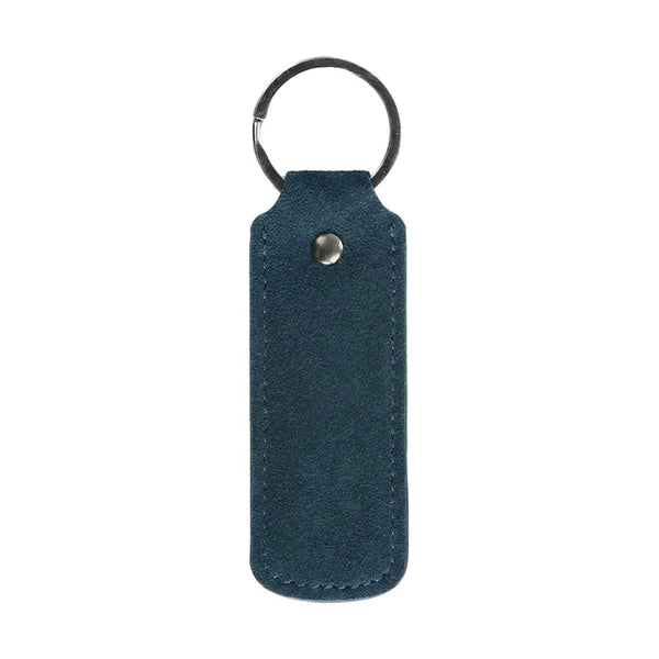 Alcantara Keychain - Navy Blue
