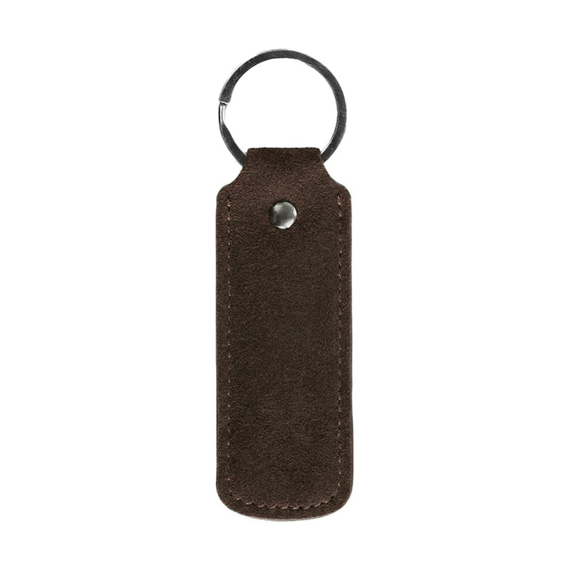 Alcantara Keychain - Chocolate Brown