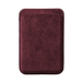 Dompet MagSafe Alcantara - Merah Wain