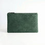 Alcantara Pouch - Midnight Green