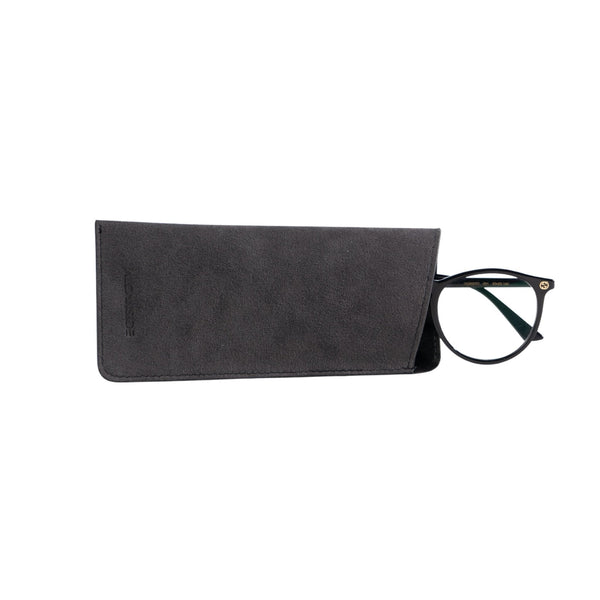 Alcantara Spectacle Case - Space Grey