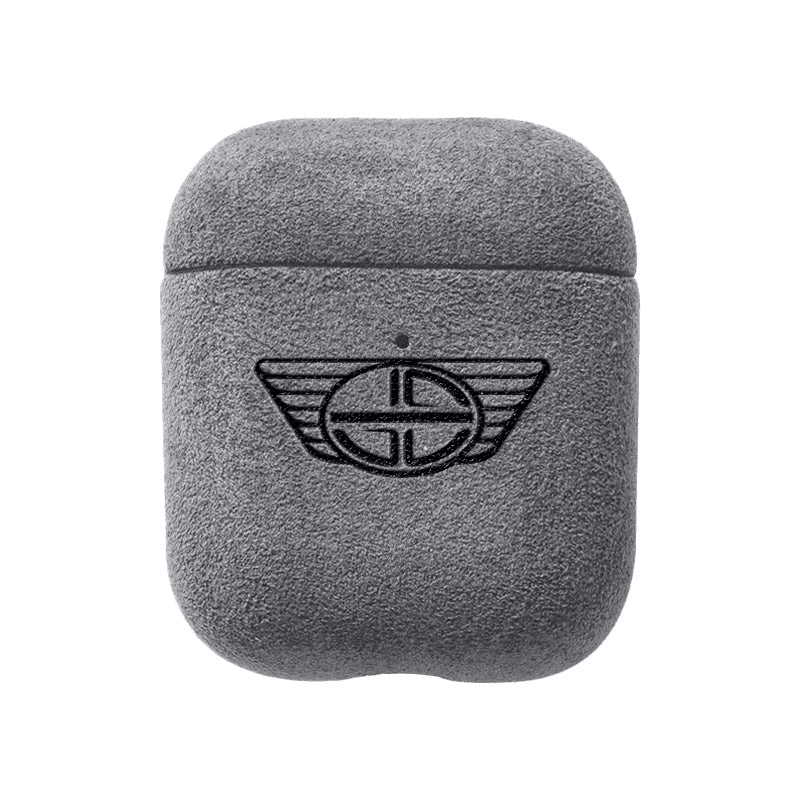 Donkervoort - Sarung AirPods Gen 1/2 Alcantara - Kelabu Nardo