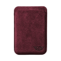 Donkervoort - Alcantara MagSafe Wallet - Wine Red