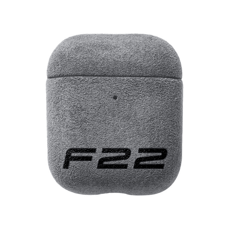Donkervoort F22 - Sarung AirPods Gen 1/2 Alcantara - Kelabu Nardo
