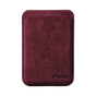 Donkervoort F22 - Alcantara MagSafe Wallet - Wine Red