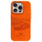 Sarung iPhone Alcantara Donkervoort F22 Edisi Terhad Zandvoort 2 - Jingga