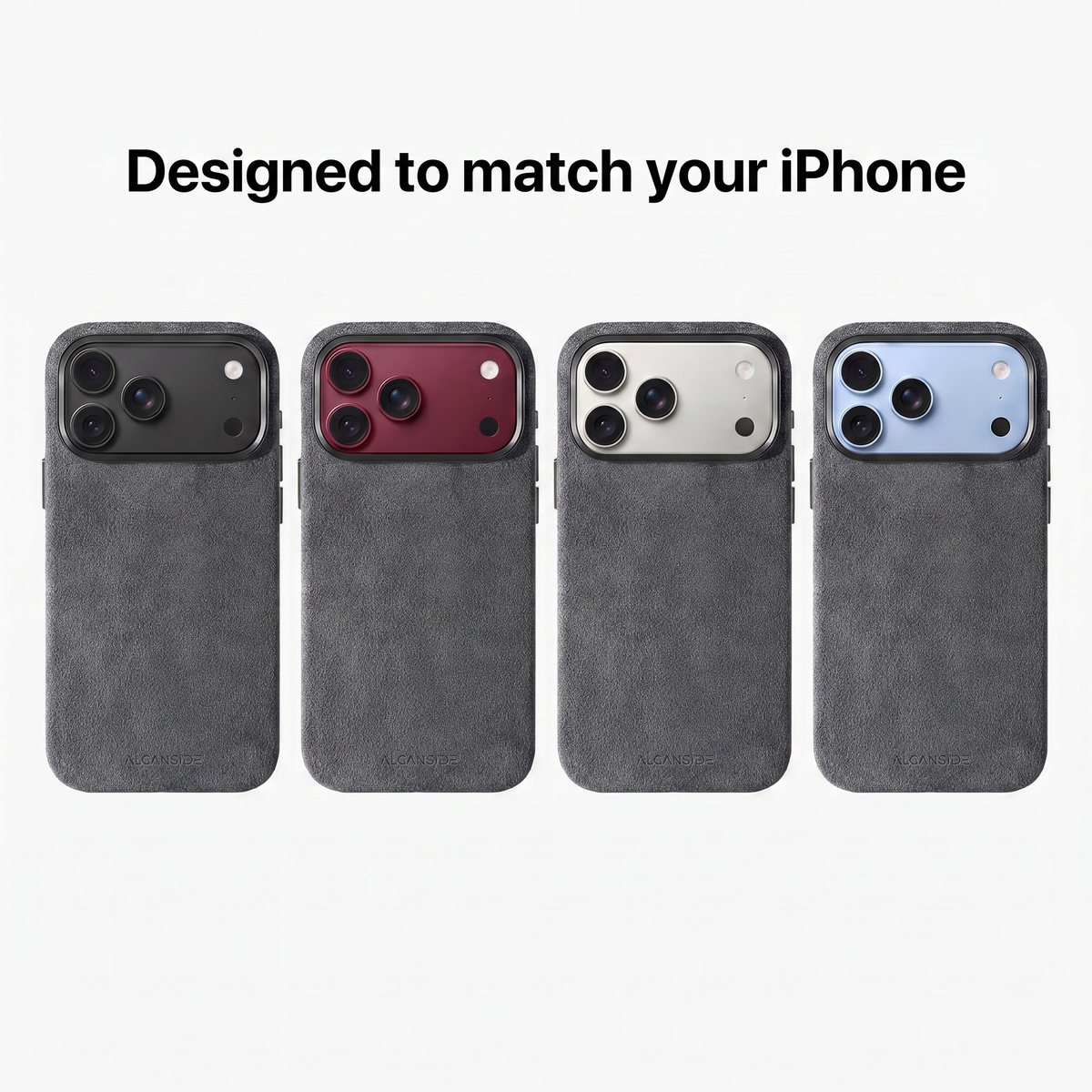 iPhone 18 Pro - Alcantara Case - Space Grey